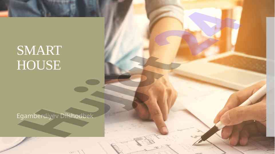 Smart house loyihasi uchun arduino tizimi