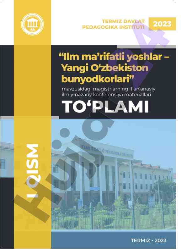 Ilm-ma’rifatli yoshlar-yangi o‘zbekiston bunyodkorlari