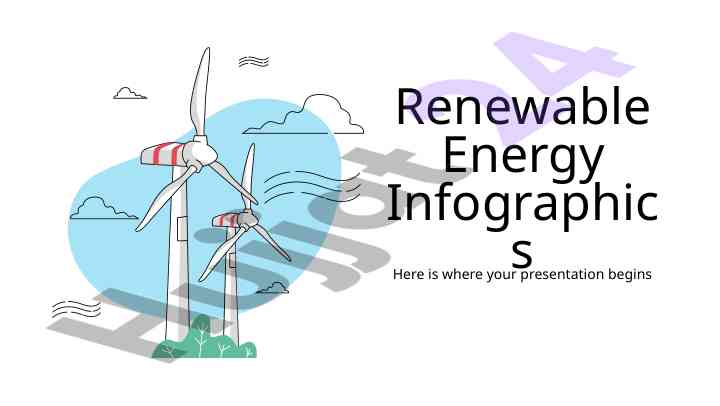 Renewable energy infographics presentation overview