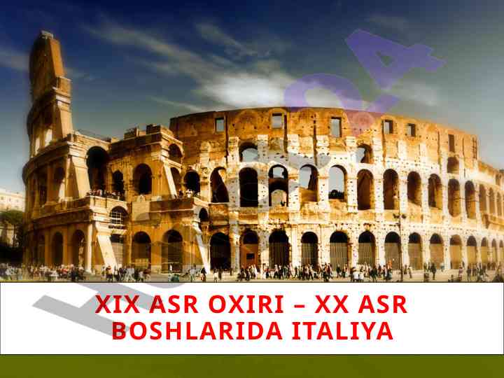 Italiya siyosiy tuzumi va uning o‘zgarishlari