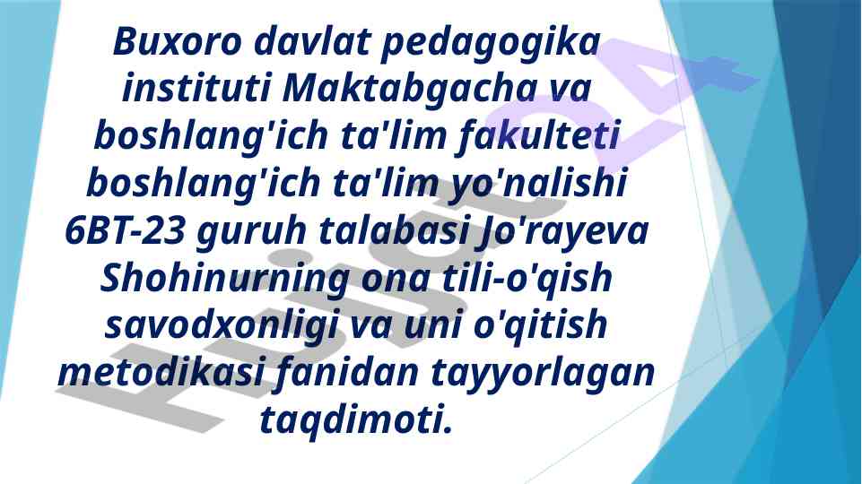 Mustaqil so'z turkumlari ta'rifi va xususiyatlari