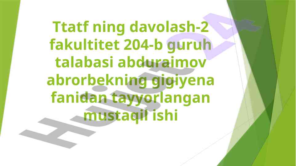 Xonalarning insolyatsiyasi haqida tushuncha