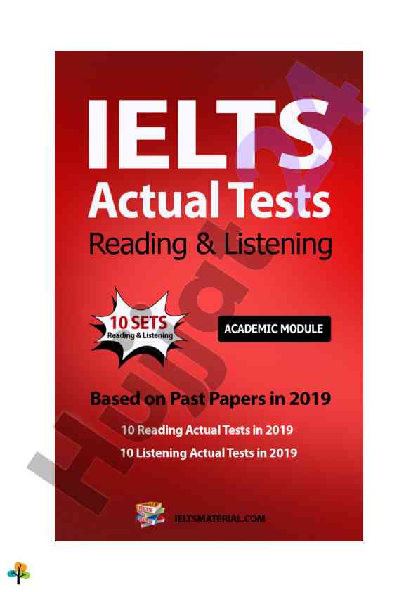 Ielts actual tests reading and listening module