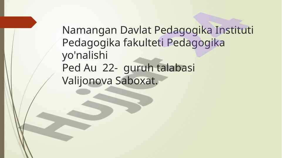 Yoshlarda huquqiy ong va madaniyatni shakllantirish