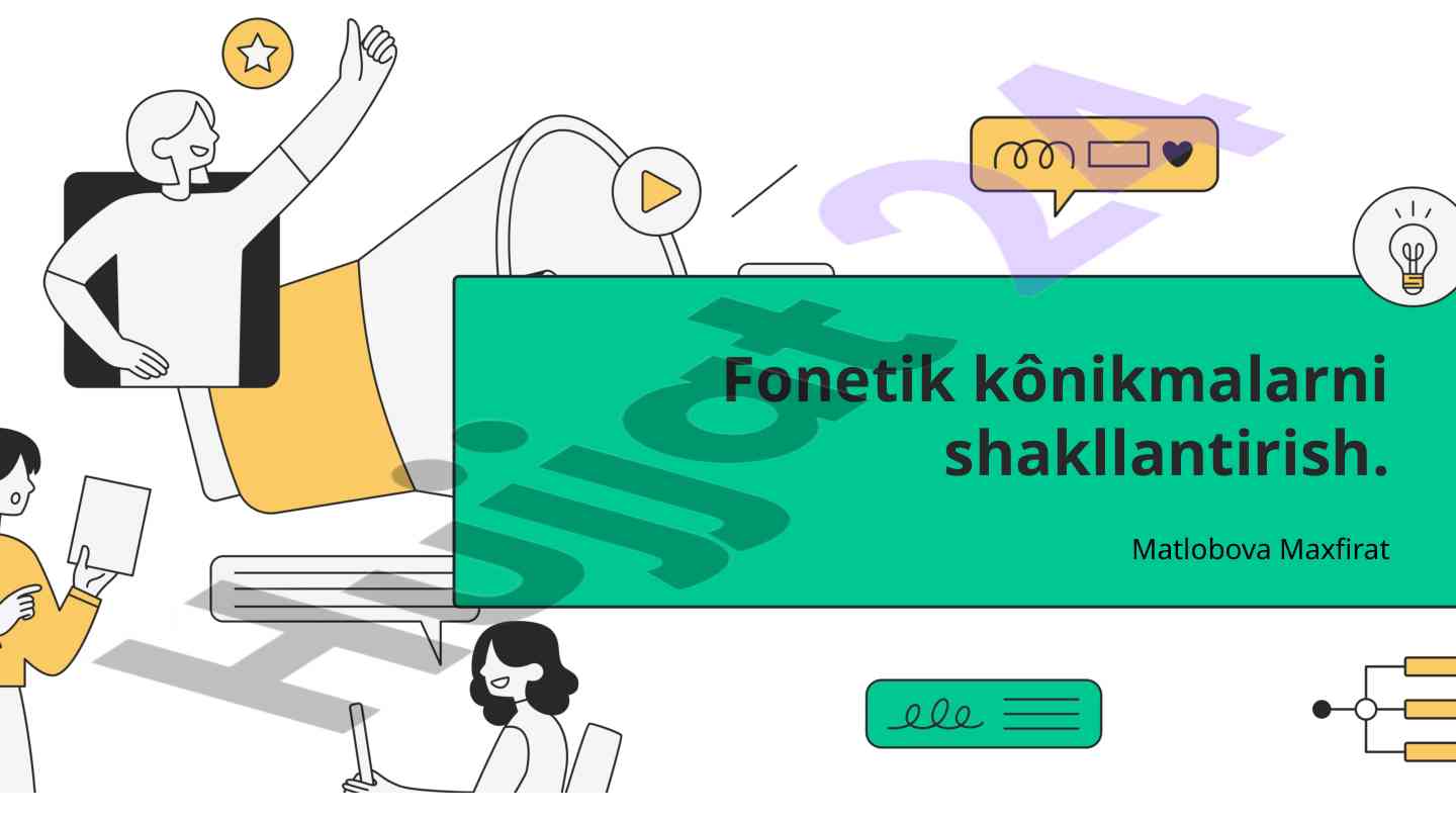 Fonetika kônikmalarini shakllantirish usullari