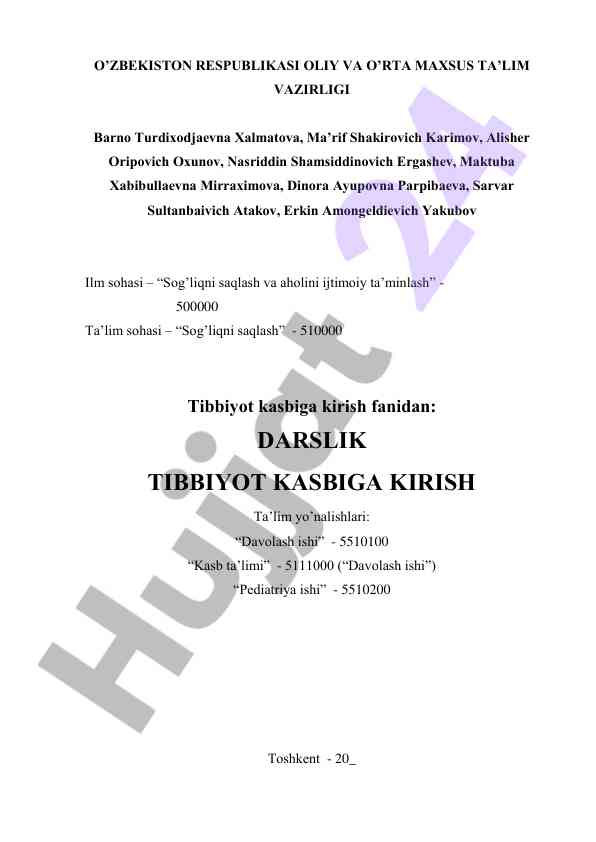 Sog‘liqni saqlash va aholini ijtimoiy ta‘minlash