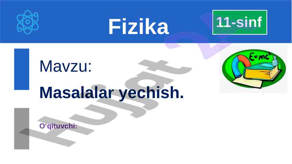 Masalalar yechish bo‘yicha mustaqil bajarish topsiriqlari