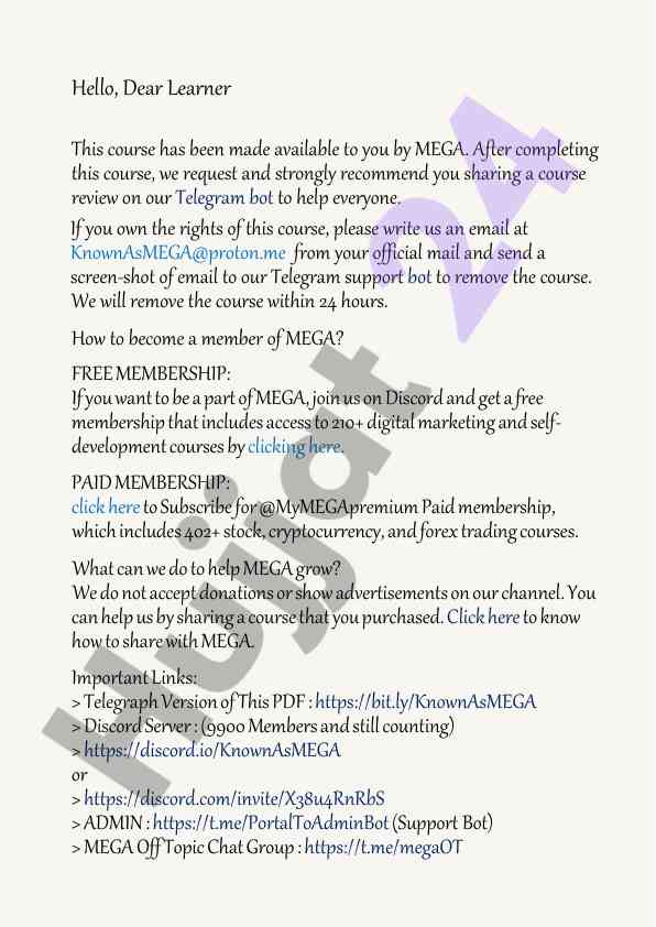 Join mega for free digital marketing courses