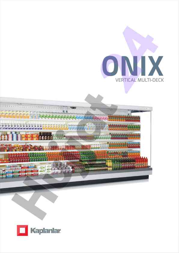 Onix vertical multi-deck refrigeration systems