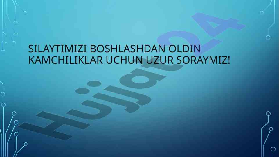 Sohada o‘zbek tilida muloqot va kommunikatsiya jarayoni