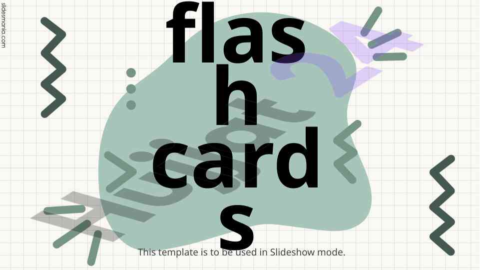 Flash cards for educational exercises and quizzes