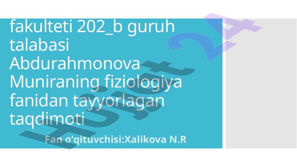 Modda va energiyaga oid taqdimot va reja