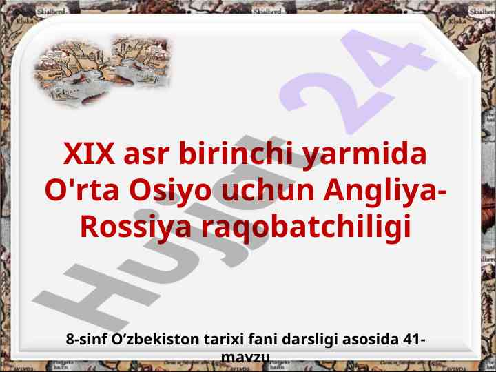 Xix asrda o'rta osiyoda angliya-rossiya raqobati