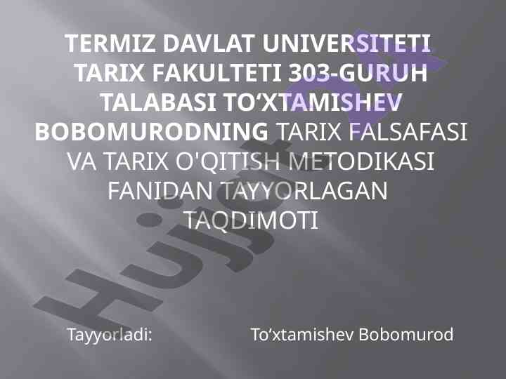 Jadidchilik harakati va tarixiy metodikalar