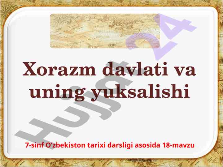 Xorazm davlati va ma’muniylar davrida yuksalishi