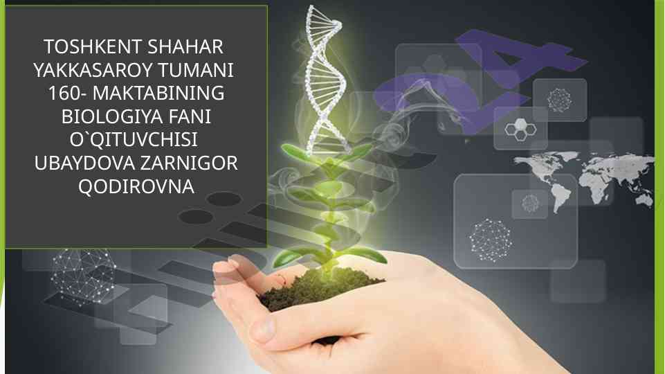 Biotexnologiyaga asoslangan gen va hujayra muhandisligi