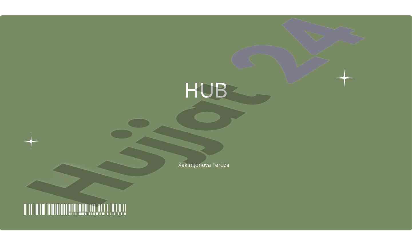 Hub funksiyalari va imkoniyatlarini tahlil qilish