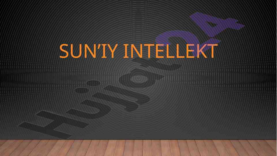 Sun’iy intellektning insoniyatga beradigan foydalari