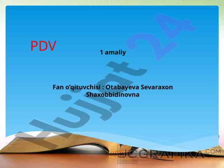 Microsoft power point dasturi bilan taqdimotlar yaratish