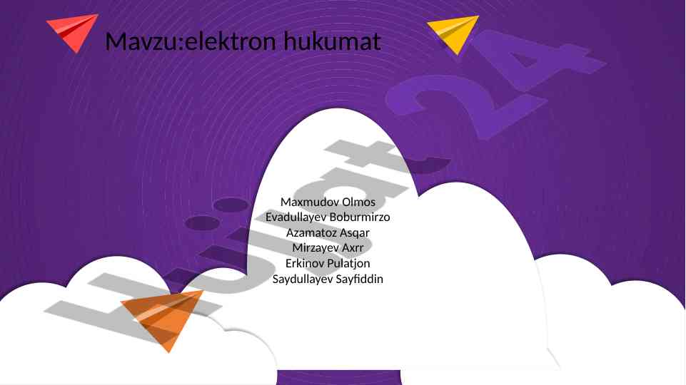 Elektron hukumat va axborot texnologiyalari rivoji