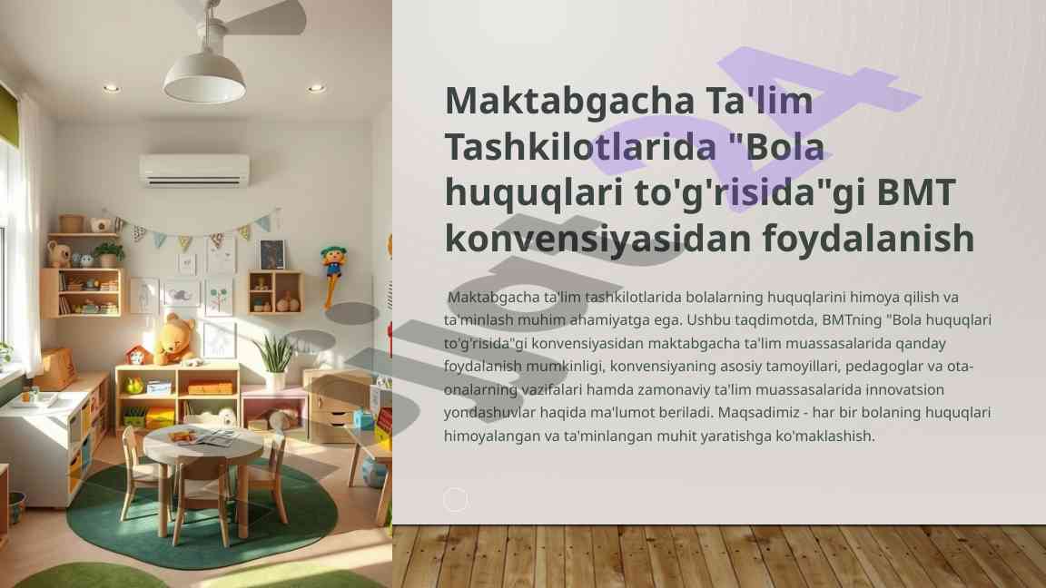 Bola huquqlari tashkilotlarida bmt konvensiyasi foydalanishi