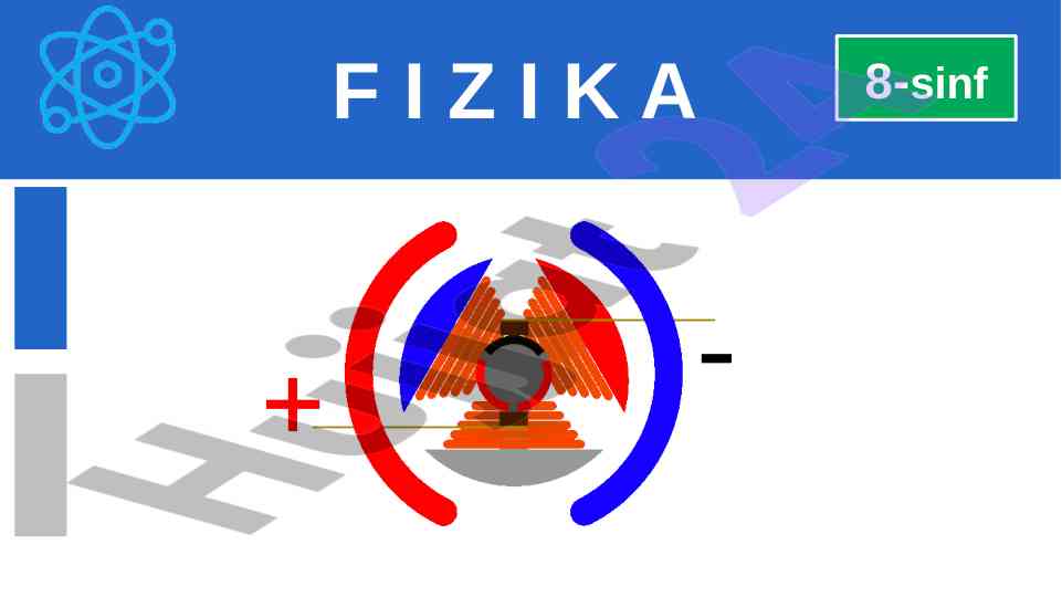 Fizika 8-sinf magnit maydonda zaryadli zarraning harakati