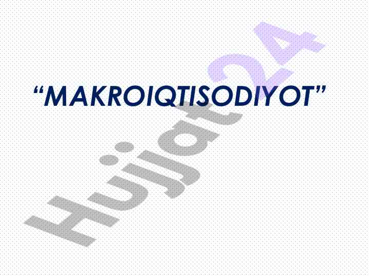 Davlat budjeti va soliqlar tizimi tahlili