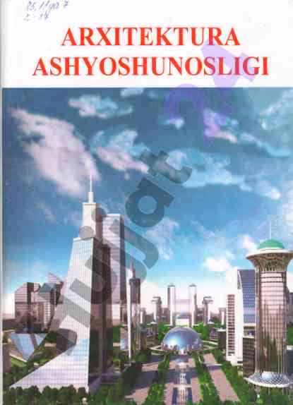 Arxitektura ashyoshunosligi darslik