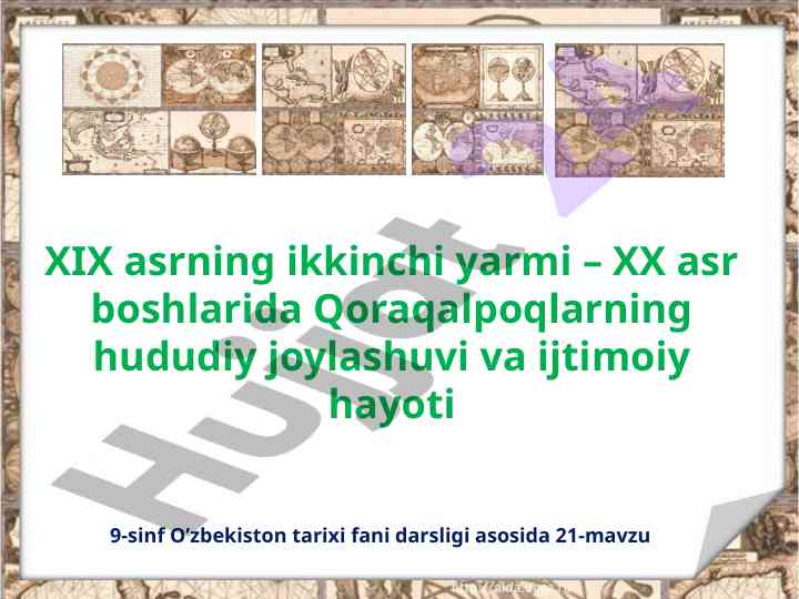 XIX Asrda Qoraqalpoqlarning Ijtimoiy Hayoti