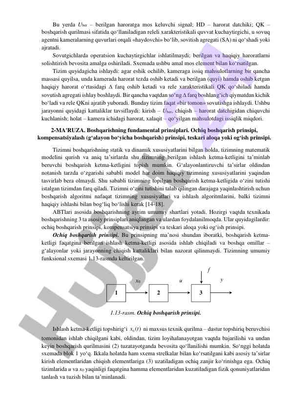 Sovutish tizimlari uchun harorat monitoring