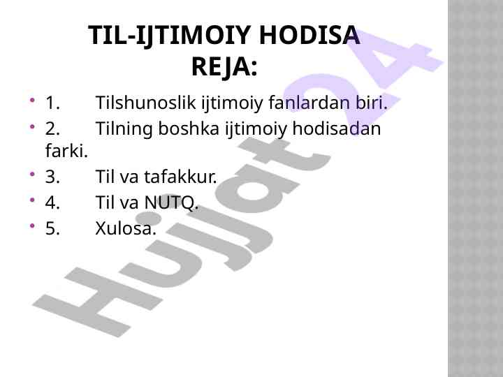Tilshunoslik ijtimoiy hodisa tahlili