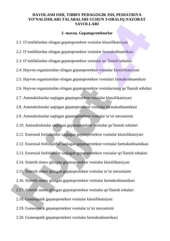 Gepatoprotektorlar: o'simliklar va hayvonlardan olingan tahlil