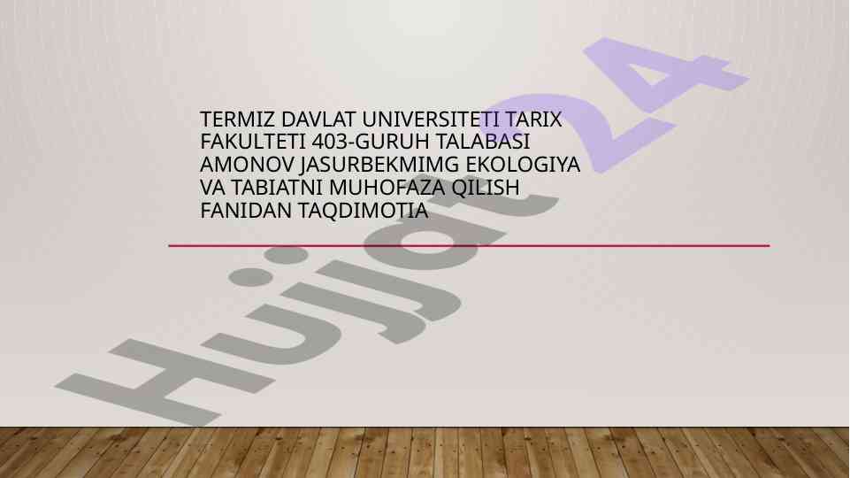 O‘zbekiston respublikasi qizil kitobi taqdimoti