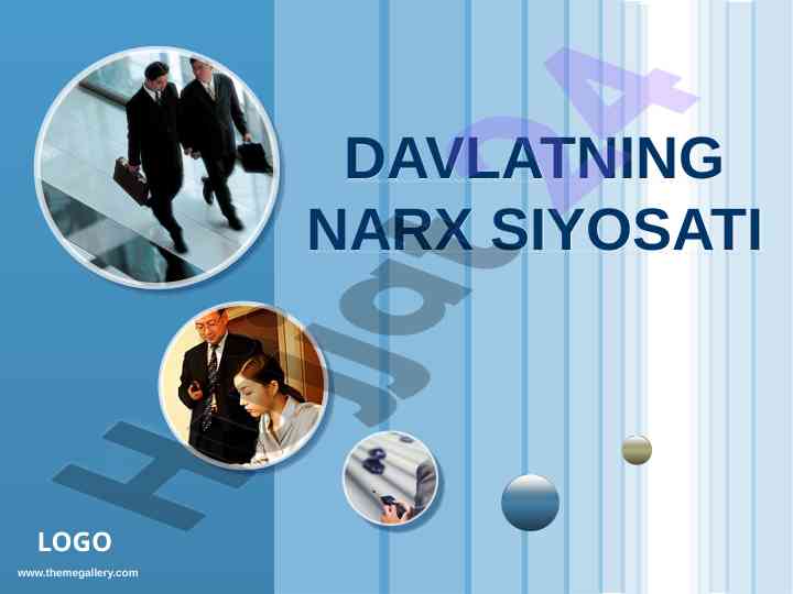 Davlatning narx siyosati va uning asosiy soha tahlili
