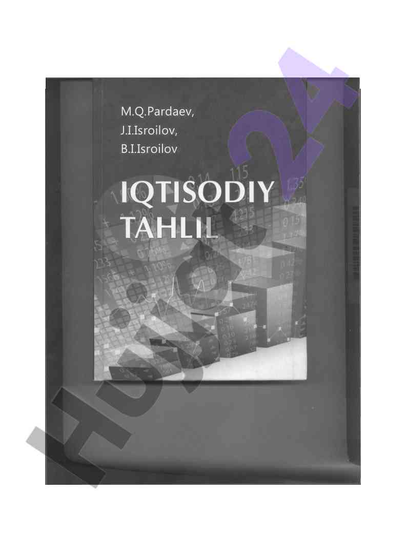Iqtisodiy tahlil o‘quv qo‘llanma 2017