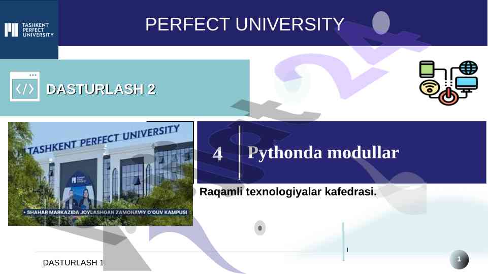 Python modullarini o'rganish va foydalanish