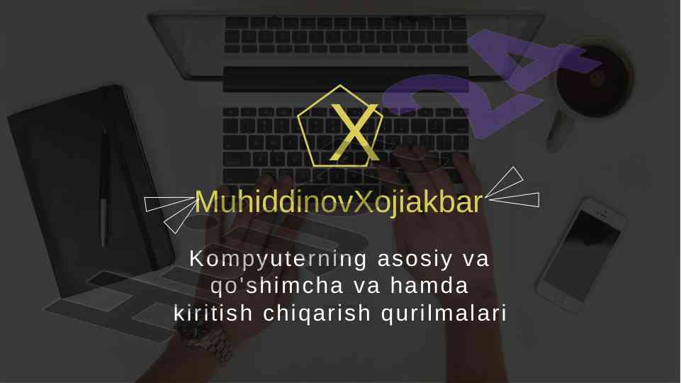 Kompyuter qurilmalari va ularning turi