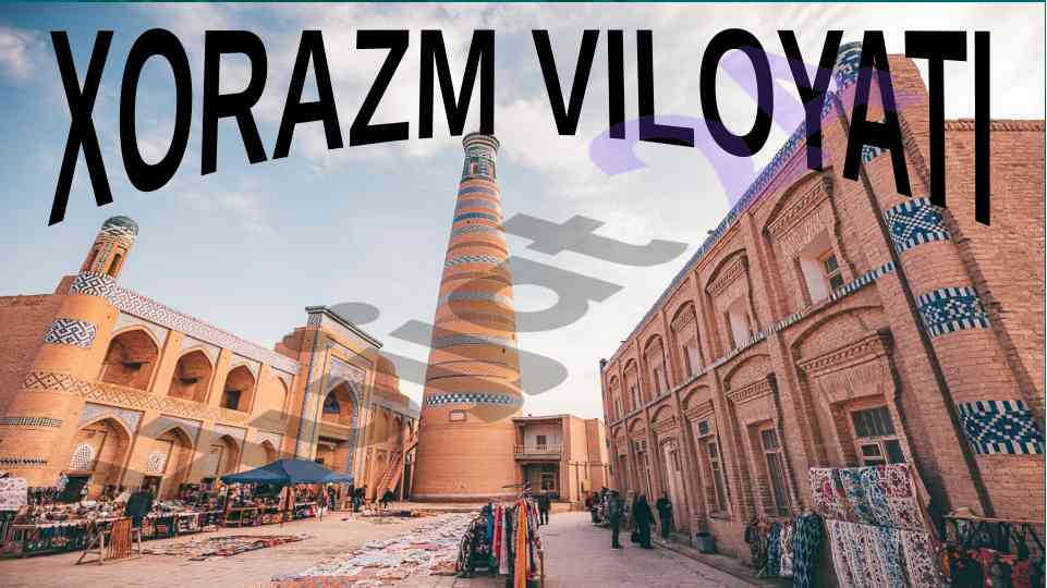 Xorazm viloyatining iqtisodiy va ijtimoiy xususiyatlari