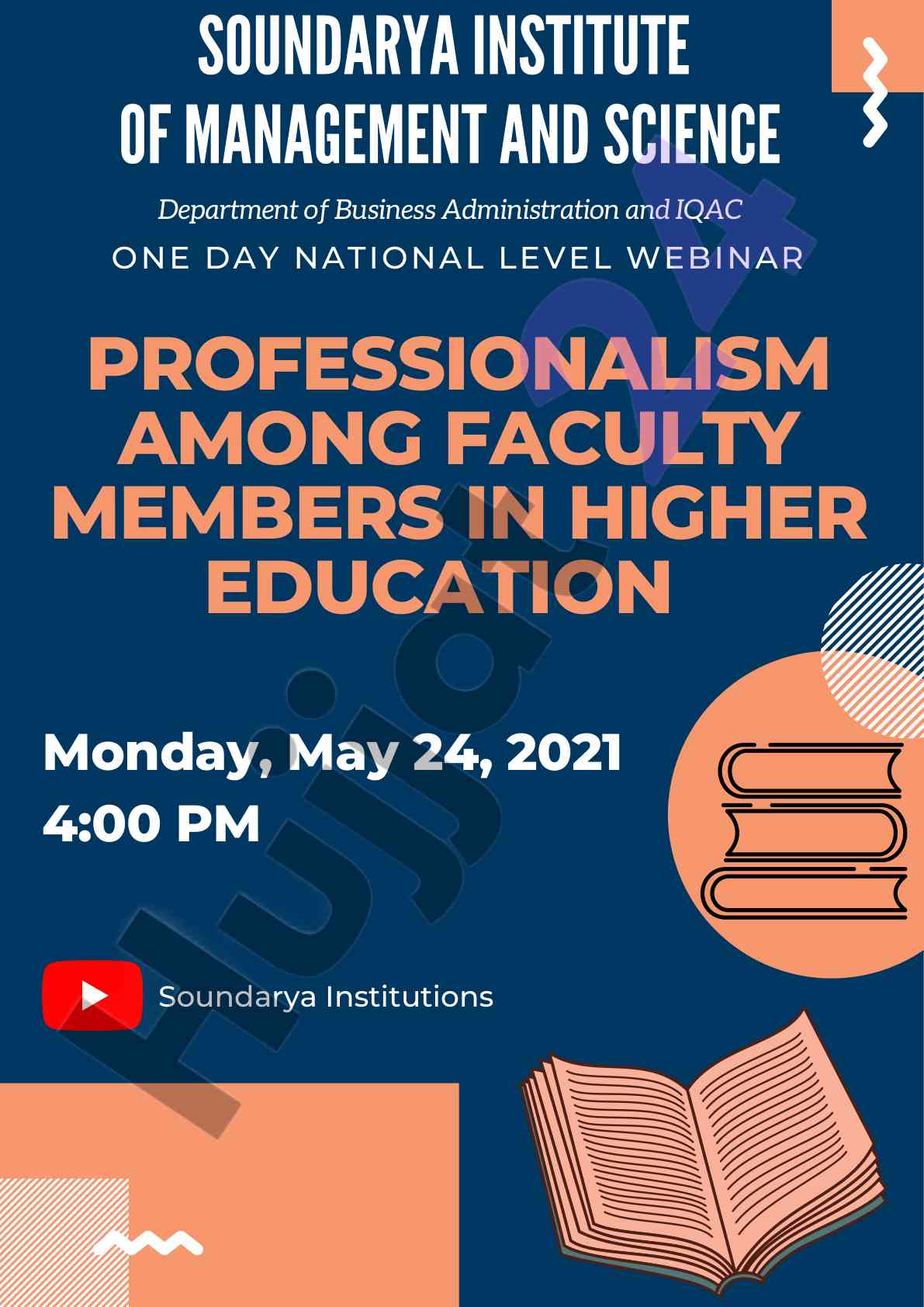 Professionalism among faculty in higher education webinar