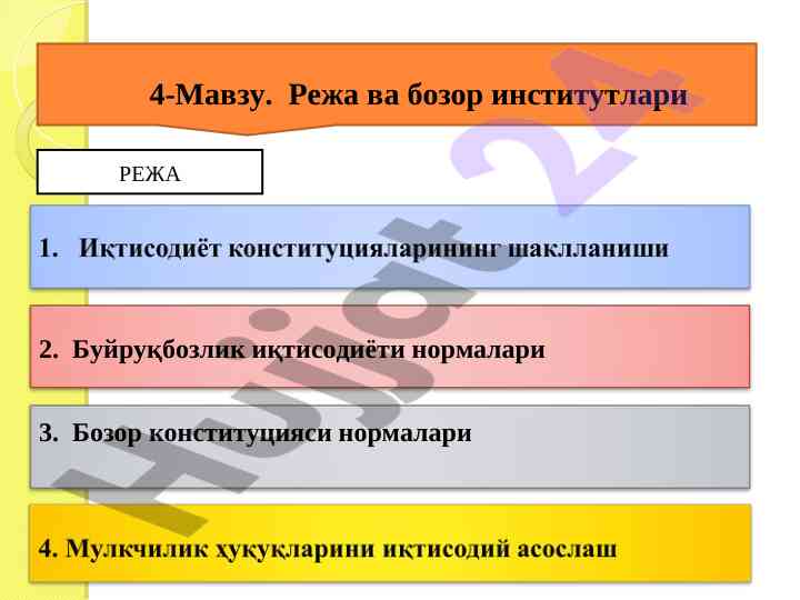 Иқтисодий фаолият нормалари важда моделлаштириш