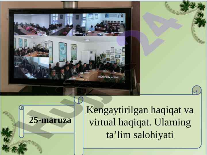 Kengaytirilgan haqiqat va virtual haqiqat ta'lim salohiyati