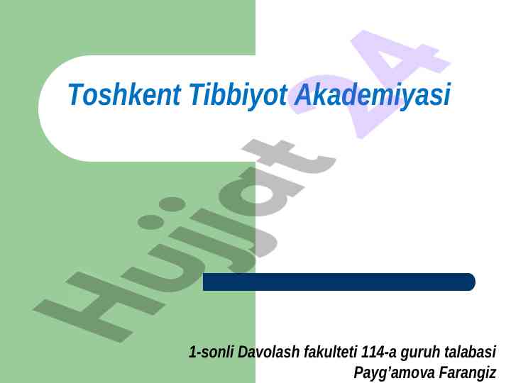 Muloqot - shifokor va bemor muloqotining psixologik xususiyatlari
