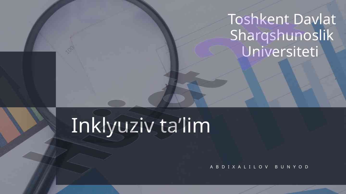 Inklyuziv ta’limning muhimligi va afzalliklari