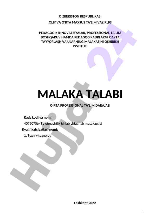 Pedagogik innovatsiyalar va o'rtacha profesional ta'lim