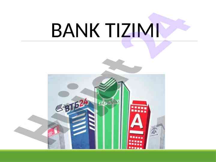 Bank tizimi va pul funksiyalari haqida ma'lumotlar