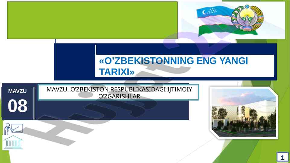 O'zbekistondagi ijtimoiy o'zgarishlar tahlili