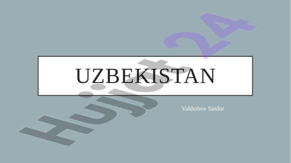 Uzbekistan's economic growth and key indicators overview