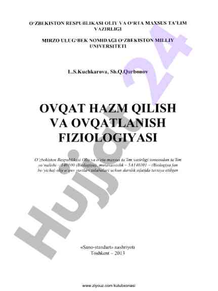 Ovqat hazm qilish va ovqatlanish fiziologiyasi