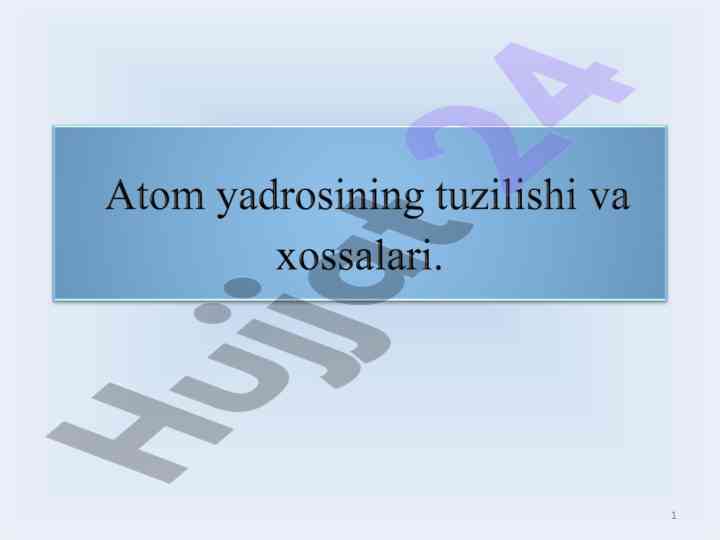 Atomlarning chiziqli spektrlari va kvant sonlar
