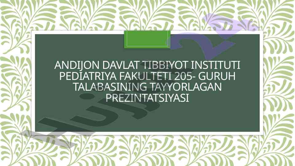 Vaksinalar va immun zardoblar taqdimoti
